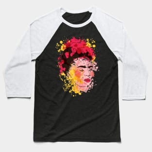 Watercolor Frida Kahlo Baseball T-Shirt